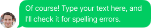 Message bubble